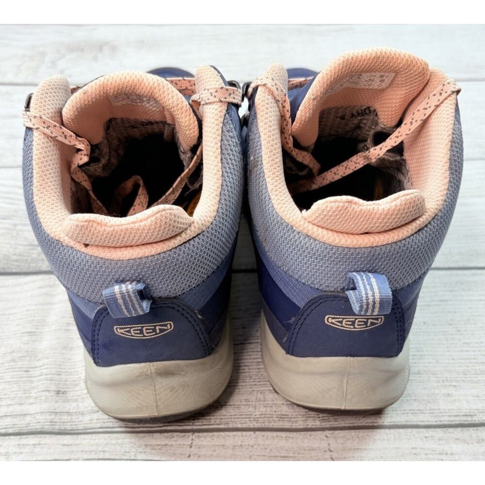 KEEN Women’s Terradora Flex Waterproof Hiking Trail Boots Blue Pink Size 8 - Picture 3 of 8